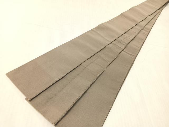 平和屋着物●男性 爪搔き本綴れ 角帯 紫鼠色 正絹 逸品 CABH4569vp