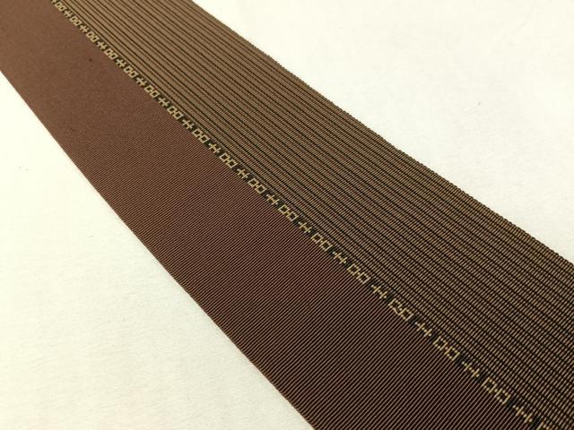 平和屋着物●男性 本場筑前博多織 角帯 吉祥間道 正絹 逸品 CABH4574vp
