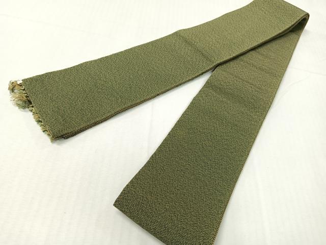 平和屋着物●男性 本場筑前博多織 両面 角帯 霞文 正絹 逸品 CABH4575vp