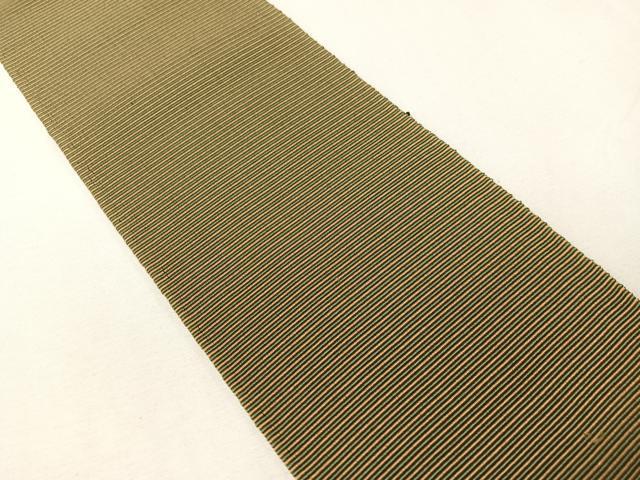 平和屋着物●男性 本場筑前博多織 両面 角帯 霞文 正絹 逸品 CABH4575vp