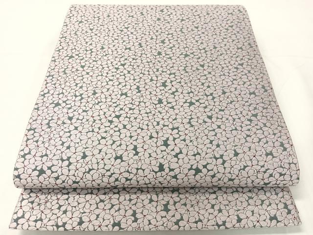 平和屋着物●六通柄袋帯 唐織 舞花尽くし 正絹 逸品 CABH4611vp