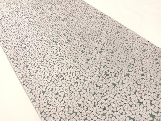 平和屋着物●六通柄袋帯 唐織 舞花尽くし 正絹 逸品 CABH4611vp