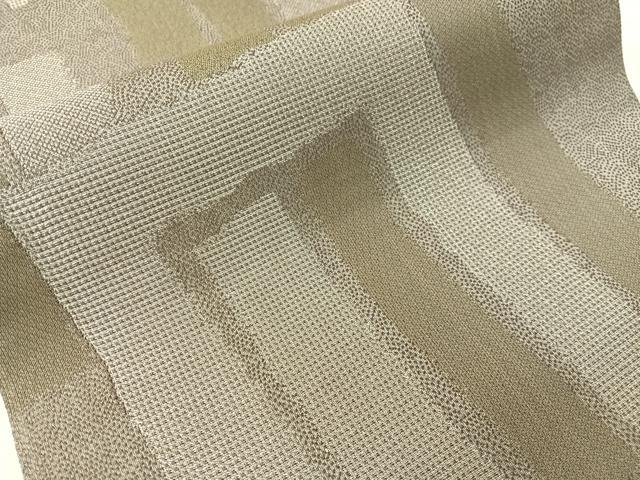 平和屋着物▽両面 六通柄袋帯 スリーシーズン 春夏秋 源氏香 銀糸 正絹 逸品 未使用 CABH4693vp