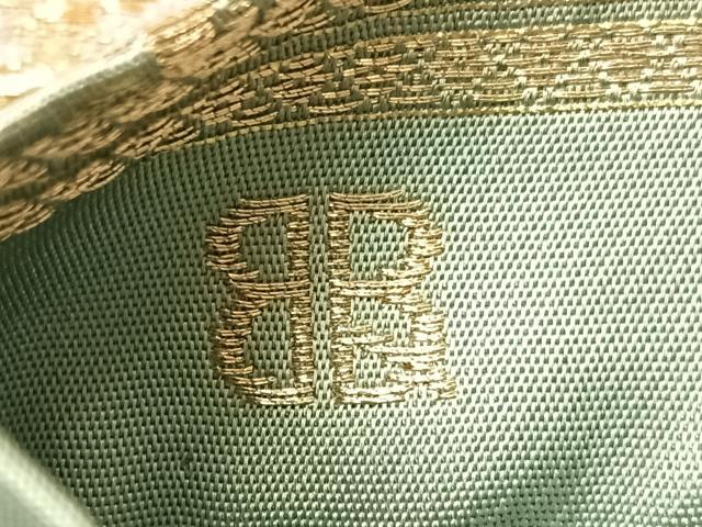 平和屋着物●西陣 服部織物謹製 六通柄袋帯 名物裂更紗文 金糸 正絹 逸品 CABH4696vp