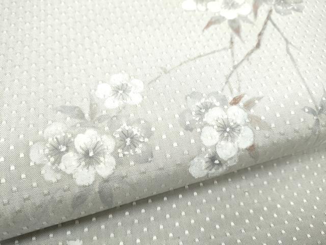 平和屋着物●九寸名古屋帯 手描き 枝垂れ桜文 正絹 逸品 CABH4808hy