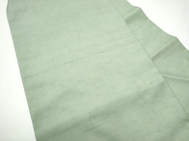 平和屋着物●九寸名古屋帯 紬地 色無地 岩井茶色 正絹 逸品 CABH4843hy