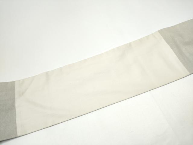 平和屋着物●九寸名古屋帯 型染め 舞蝶文 正絹 逸品 CABH4859hy