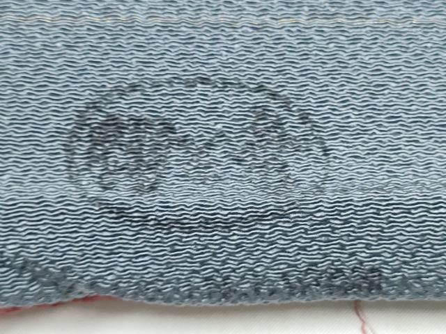 平和屋着物●中国三大刺繍 総相良刺繍 太鼓柄袋帯 伊と幸 菊唐草文 鬼しぼ縮緬 正絹 逸品 未使用 CABH4906hy
