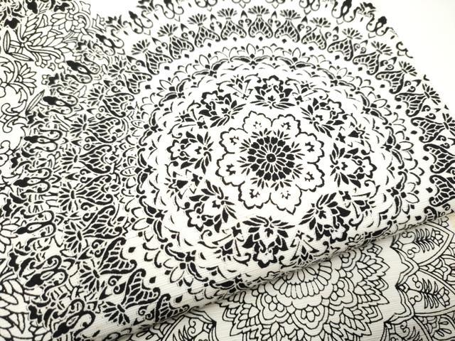 平和屋着物●両面 全通柄袋帯 紬地 正倉院花文 正絹 逸品 CABH4924hy
