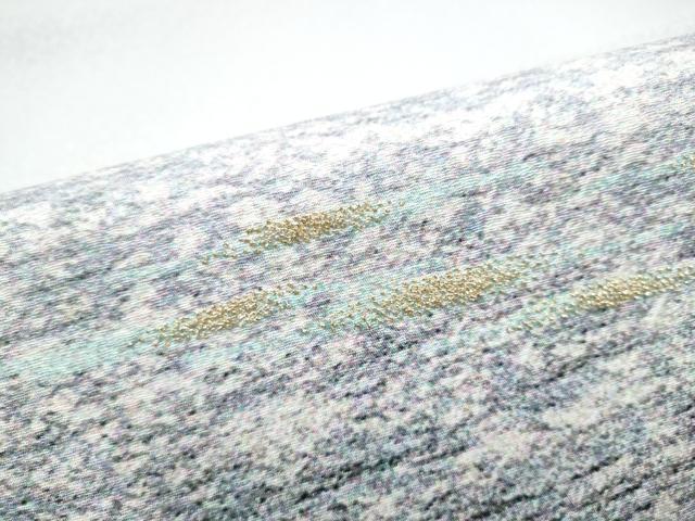 平和屋着物●中国三大刺繍 相良刺繍 太鼓柄袋帯 霞文 正絹 逸品 CABH4939hy