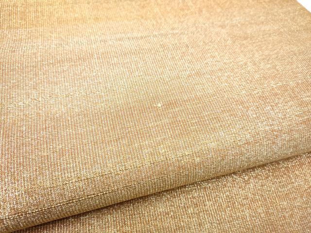 平和屋着物●桝屋高尾 (ねん金綴錦) 全通柄袋帯 段霞文 金糸 正絹 逸品 CABH4954hy