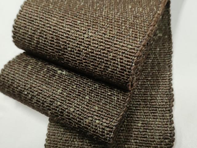 平和屋着物●男性 角帯 霞文 一重帯 正絹 逸品 CABH5063hy