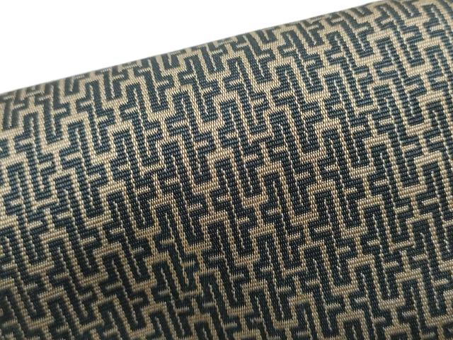 平和屋着物●男性 角帯 幾何学文様 正絹 逸品 CABH5068hy