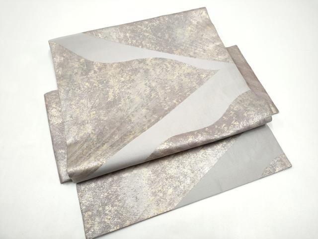 平和屋着物●西陣 川島織物 つけ帯 霞文 金彩 引箔 正絹 逸品 CABH5082hy