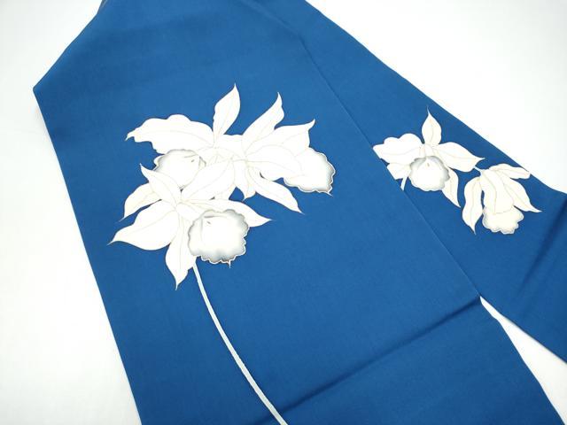 平和屋着物●塩瀬 九寸名古屋帯 枝花文 金彩 正絹 逸品 CABH5102hy