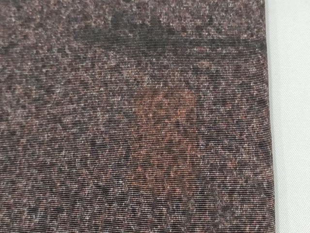 平和屋着物●九寸名古屋帯 作家物 刺繍 枝葉文 金彩 正絹 逸品 CABH5121hy