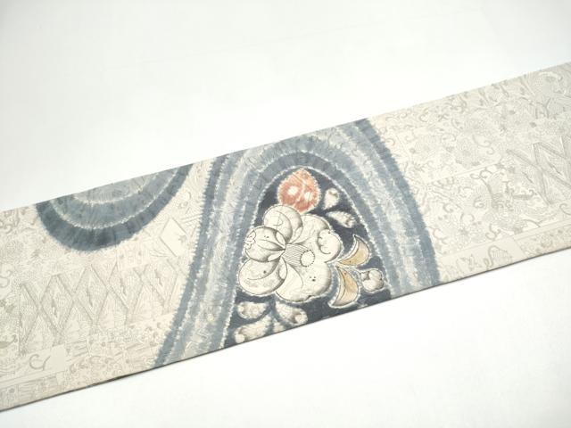 平和屋着物●九寸名古屋帯 作家物 辻が花 正絹 逸品 CABH5126hy