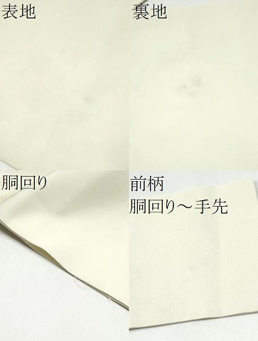 平和屋着物●塩瀬 九寸名古屋帯 型染め 風景文 正絹 逸品 CABH5136hy