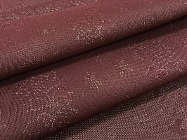 平和屋着物*夏物 お召 紗 草花文 正絹 逸品 CABH5208xi
