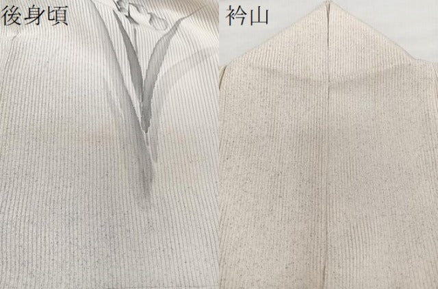 平和屋着物*夏物 訪問着 絽 手描き 草花文 正絹 逸品 CABH5209xi