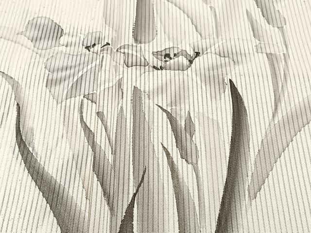 平和屋着物*夏物 訪問着 絽 手描き 草花文 正絹 逸品 CABH5209xi