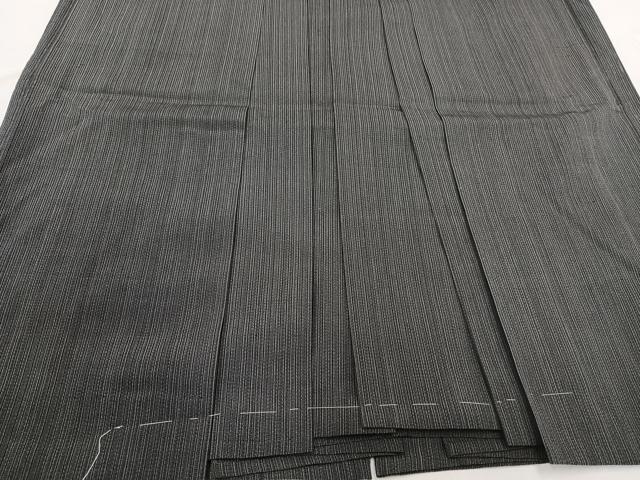 平和屋着物*夏物 男性 行灯袴 縦絽 縞 正絹 逸品 CABH5210xi