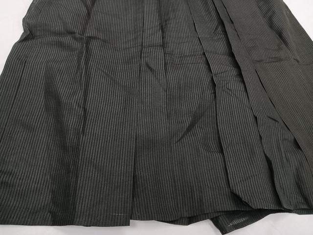 平和屋着物*夏物 男性 馬乗り袴 縦絽 縞 正絹 逸品 CABH5211xi