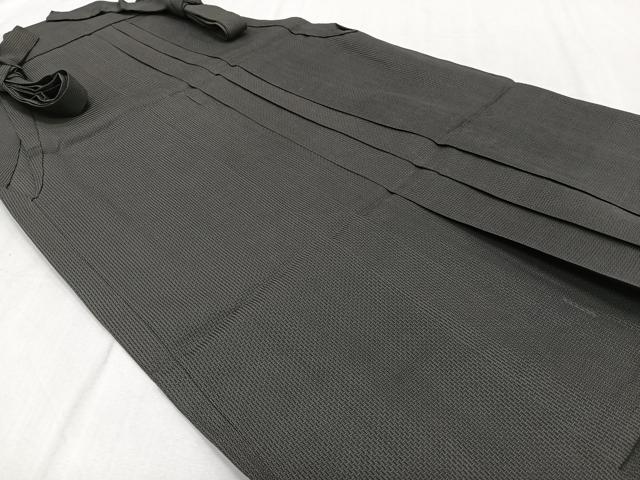 平和屋着物*夏物 男性 行灯袴 灰色 正絹 逸品 CABH5215xi