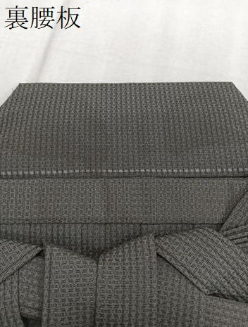平和屋着物*夏物 男性 行灯袴 縦絽 墨色 正絹 逸品 CABH5228xi