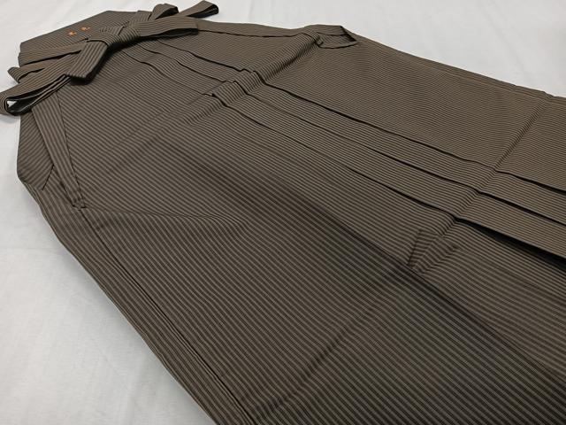 平和屋着物●男性 行灯袴 縞 正絹 逸品 CABH5234xi