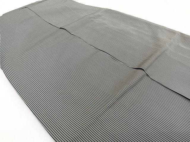 平和屋着物●男性 行灯袴 縞 正絹 逸品 未使用 CABH5243xi