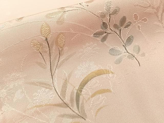 平和屋着物■上質な小紋 流水草花文 地紋お越し 暈し染め 正絹 逸品 CABH5259xi