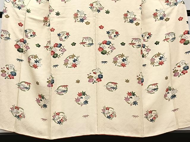 平和屋着物■訪問着 梅笹花丸文 正絹 逸品 CABH5311xi