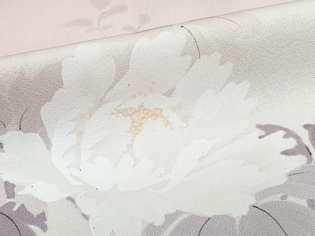 平和屋着物■訪問着 手描き 草花文 暈し染め 正絹 逸品 未使用 CABH5344xi