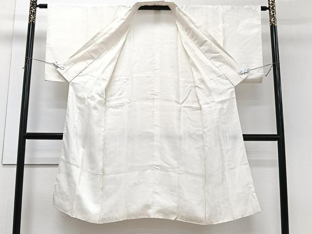 平和屋着物■長襦袢 袷 立波菊地紋 正絹 逸品 CABH5497xi