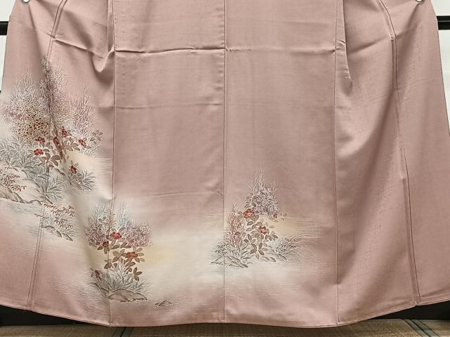 平和屋着物■訪問着 風景文 暈し染め 金彩 正絹 逸品 CABH5504xi