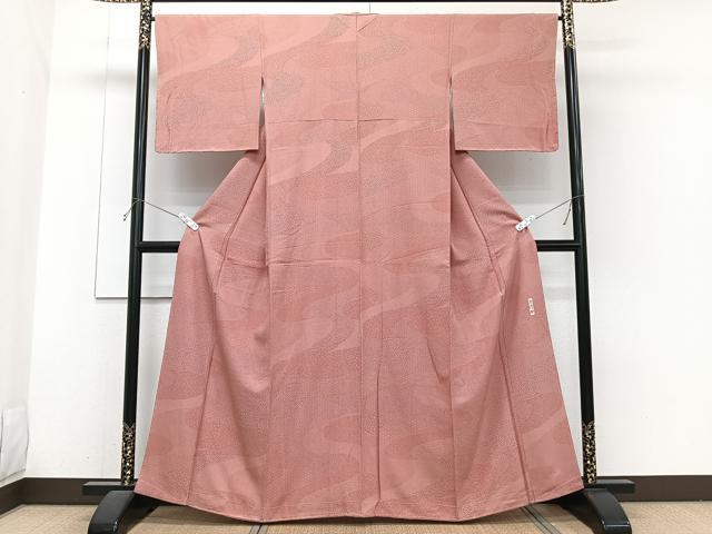 平和屋着物■伝統工芸師 服部光擴 江戸小紋 寄せ小紋柄 正絹 逸品 未使用 CABH5509xi