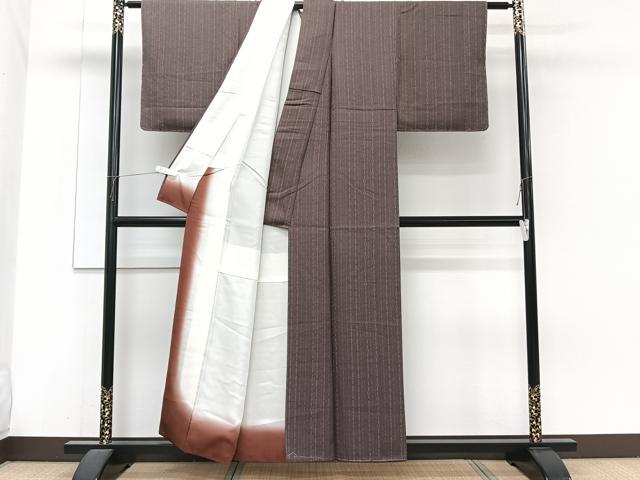平和屋着物■上質な小紋 こぼれ松葉 正絹 逸品 未使用 CABH5510xi
