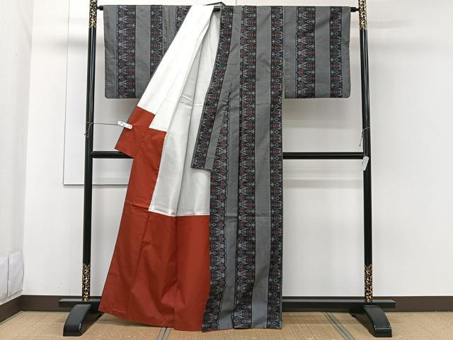 平和屋着物■本場大島紬 9マルキ 花間道 正絹 逸品 CABH5532xi