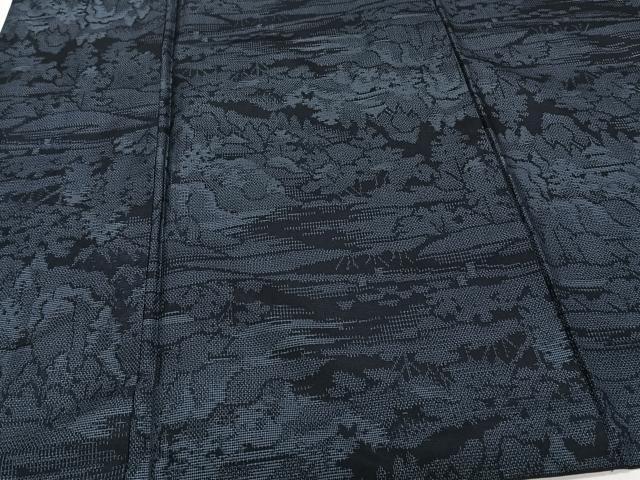 平和屋着物■上質な紬 風景文 正絹 逸品 CABH5542xi
