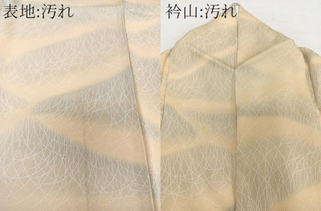 平和屋着物■上質な小紋 草重ね文 暈し染め 正絹 逸品 CABH5550xi