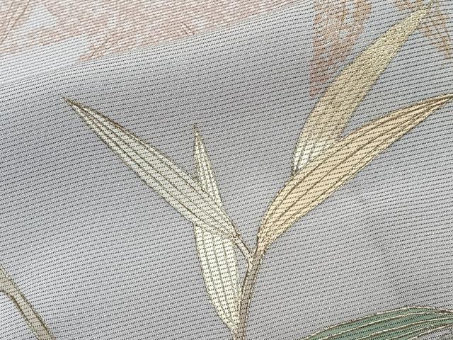 平和屋着物*夏物 訪問着 絽 草木文 暈し染め 金彩 正絹 逸品 CABH5558xi