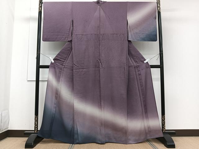 平和屋着物*夏物 訪問着 紗 霞文 暈し染め 正絹 逸品 CABH5563xi