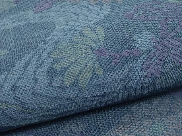 平和屋着物*夏物 六通柄袋帯 流水菊楓文 正絹 逸品 CABH5608rv