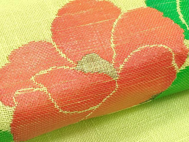平和屋着物*夏物 八寸名古屋帯 枝椿 CABH5617rv
