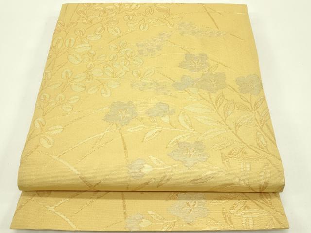 平和屋着物*夏物 六通柄 京袋帯 秋草文 金銀糸 正絹 逸品 未使用 CABH5621rv