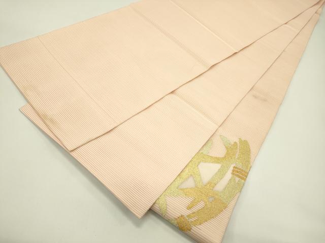 平和屋着物*夏物 太鼓柄袋帯 絽綴れ 籬文様 金糸 正絹 逸品 CABH5622rv