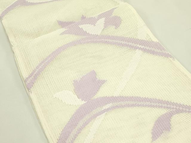 平和屋着物*夏物 六通柄袋帯 草花文 CABH5625rv