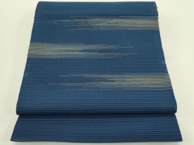 平和屋着物*夏物 八寸名古屋帯 絽綴れ 霞文 金糸 正絹 逸品 CABH5627rv