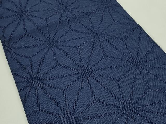 平和屋着物*夏物 八寸名古屋帯 麻の葉文様 褐色 CABH5628rv